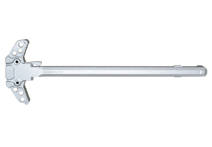 Presma® Patented Ambidextrous AR-10 LR .308 Charging Handle, Silver Anodized
