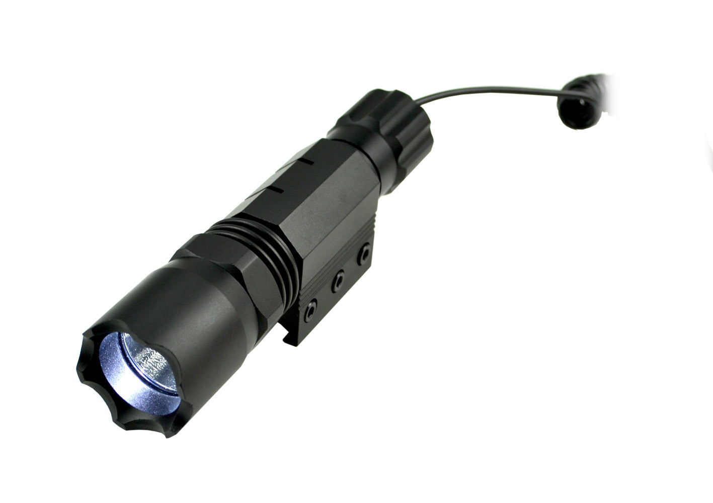 Sniper Grunt® Tactical Flashlight with Picatinny Rail Mount