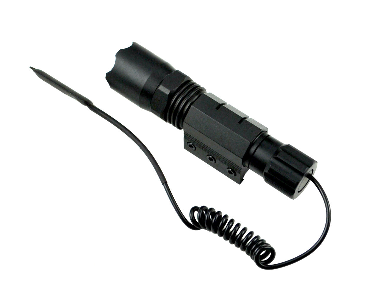 Sniper Grunt® Tactical Flashlight with Picatinny Rail Mount