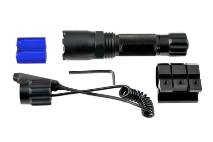 Sniper Grunt® Tactical Flashlight with Picatinny Rail Mount