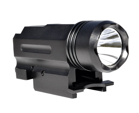 Kexuan Compact Tactical Flashlight with Picatinny Rail Mount