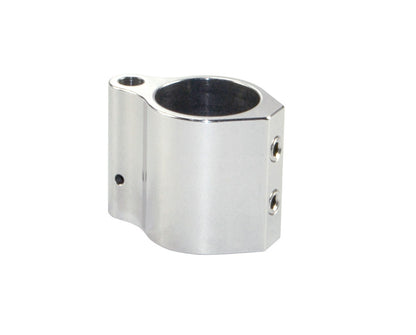 Low Profile Micro Gas Block with Pin for 0.75" Diameter Barrels, Chrome Plated Stainless Steel