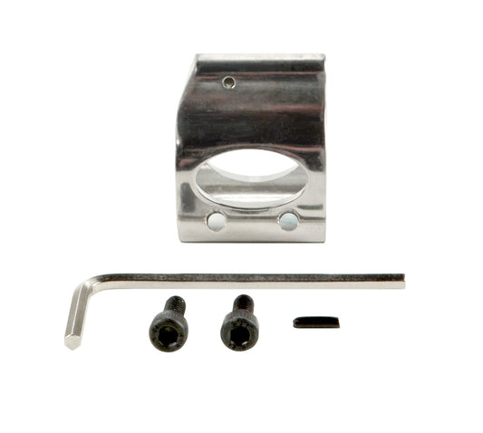 Low Profile Micro Gas Block for AR-15 .223/5.56, Stainless Steel