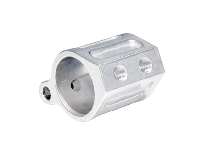 Low Profile Micro Gas Block with Pin for 0.750" Diameter Barrels, Stainless Steel