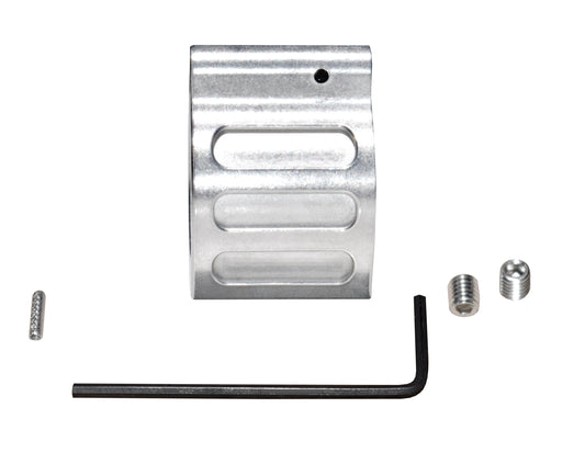 Low Profile Micro Gas Block with Pin for 0.750" Diameter Barrels, Stainless Steel