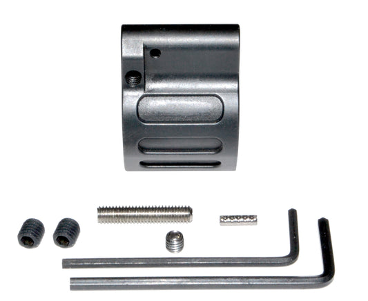 Low Profile Adjustable Micro Gas Block with Pin for 0.750" Diameter Barrel (for .223 and 5.56 AR-15)