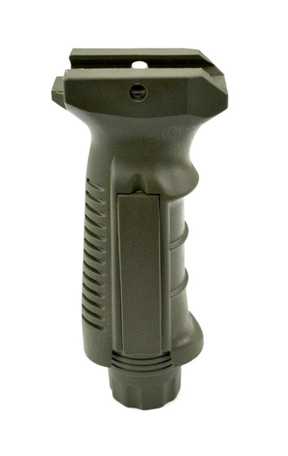 Ergonomic Fixed Vertical Foregrip Grip, Green