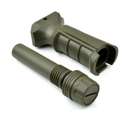 Ergonomic Fixed Vertical Foregrip Grip, Green
