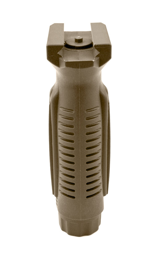 Ergonomic Fixed Vertical Foregrip Grip, Tan
