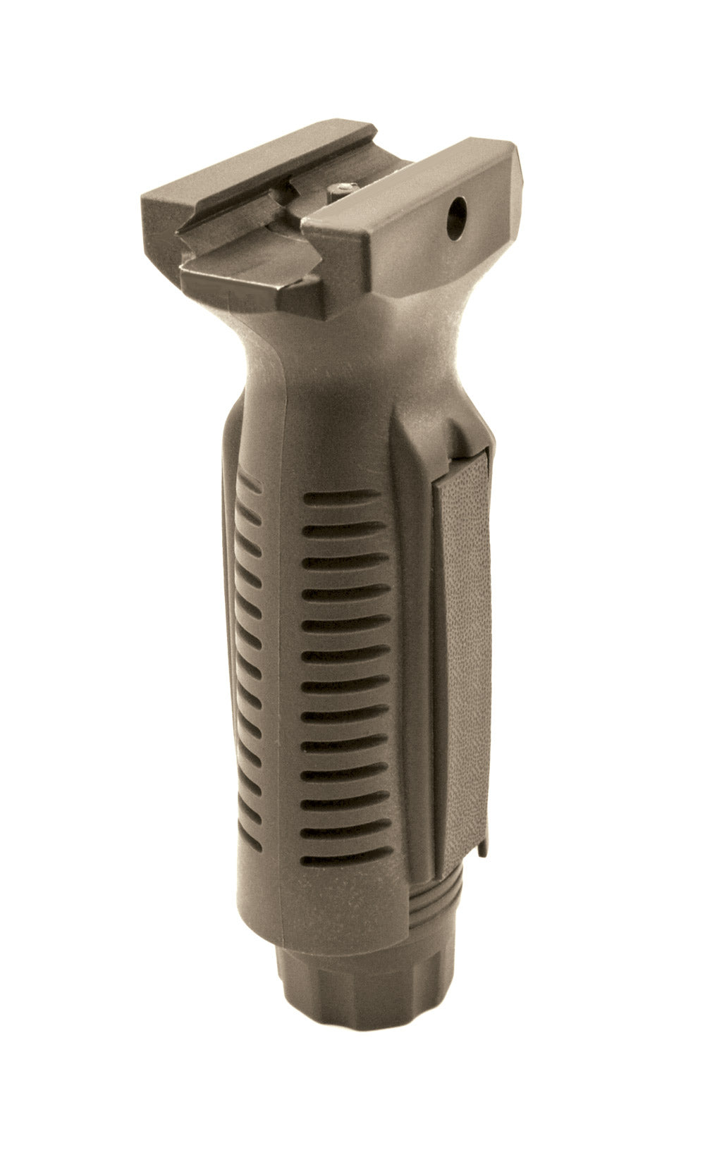 Ergonomic Fixed Vertical Foregrip Grip, Tan