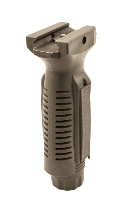 Ergonomic Fixed Vertical Foregrip Grip, Tan