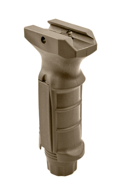 Ergonomic Fixed Vertical Foregrip Grip, Tan