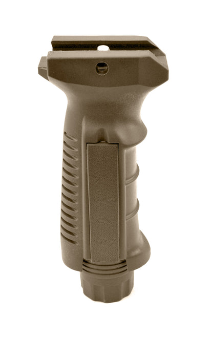 Ergonomic Fixed Vertical Foregrip Grip, Tan