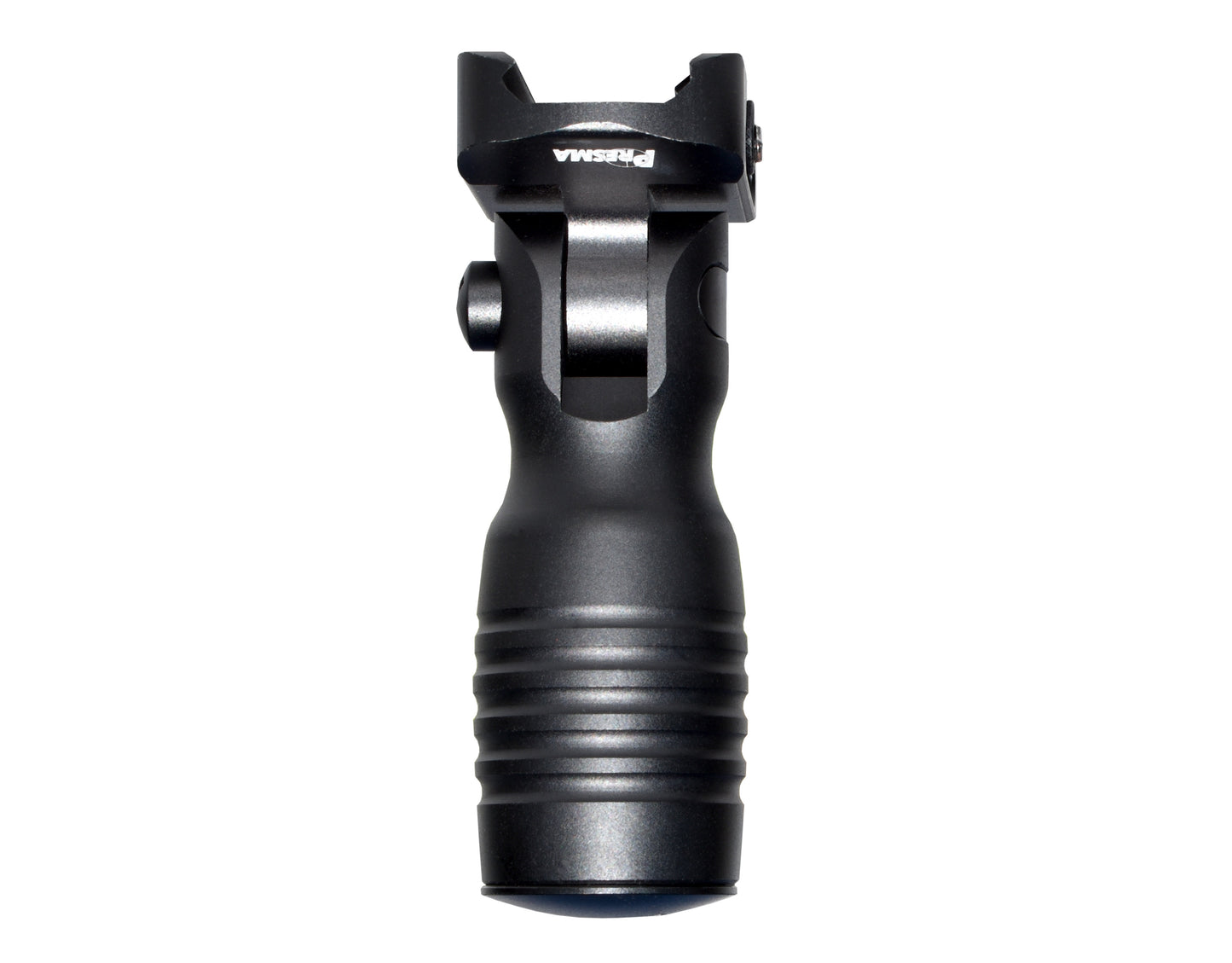 Aluminum 5 Position Folding Shorty Fore Grip, with Storage Compartment, Black.  For Picatinny Rails