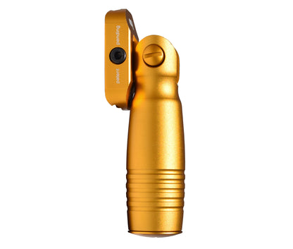 Aluminum 5 Position Folding Fore Grip, with Storage Compartment, Gold.  For Picatinny Rails