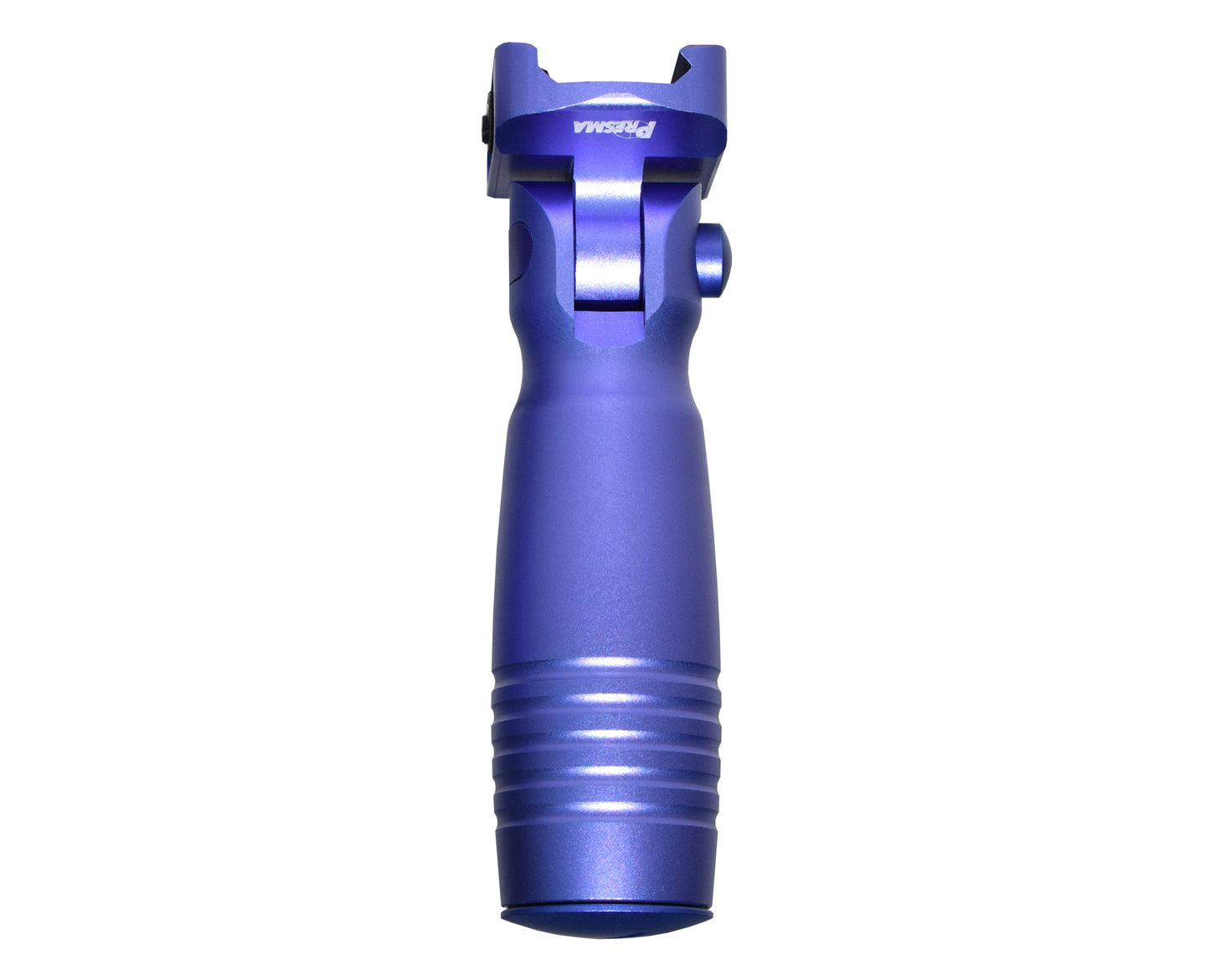 Aluminum 5 Position Folding Fore Grip, with Storage Compartment, Purple.  For Picatinny Rails