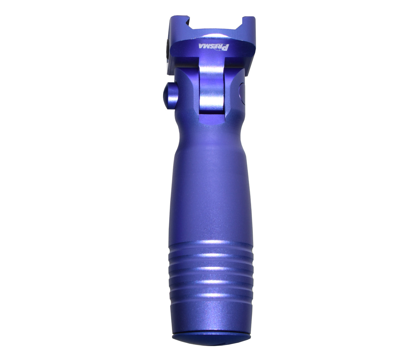 Aluminum 5 Position Folding Fore Grip, with Storage Compartment, Purple.  For Picatinny Rails