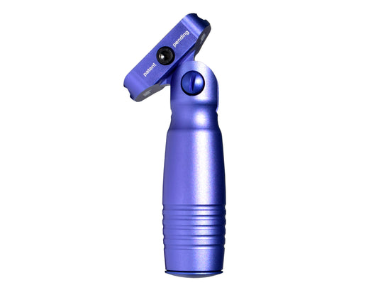 Aluminum 5 Position Folding Fore Grip, with Storage Compartment, Purple.  For Picatinny Rails
