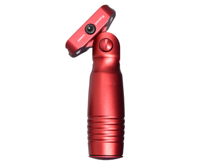 Aluminum 5 Position Folding Fore Grip, with Storage Compartment, Red.  For Picatinny Rails