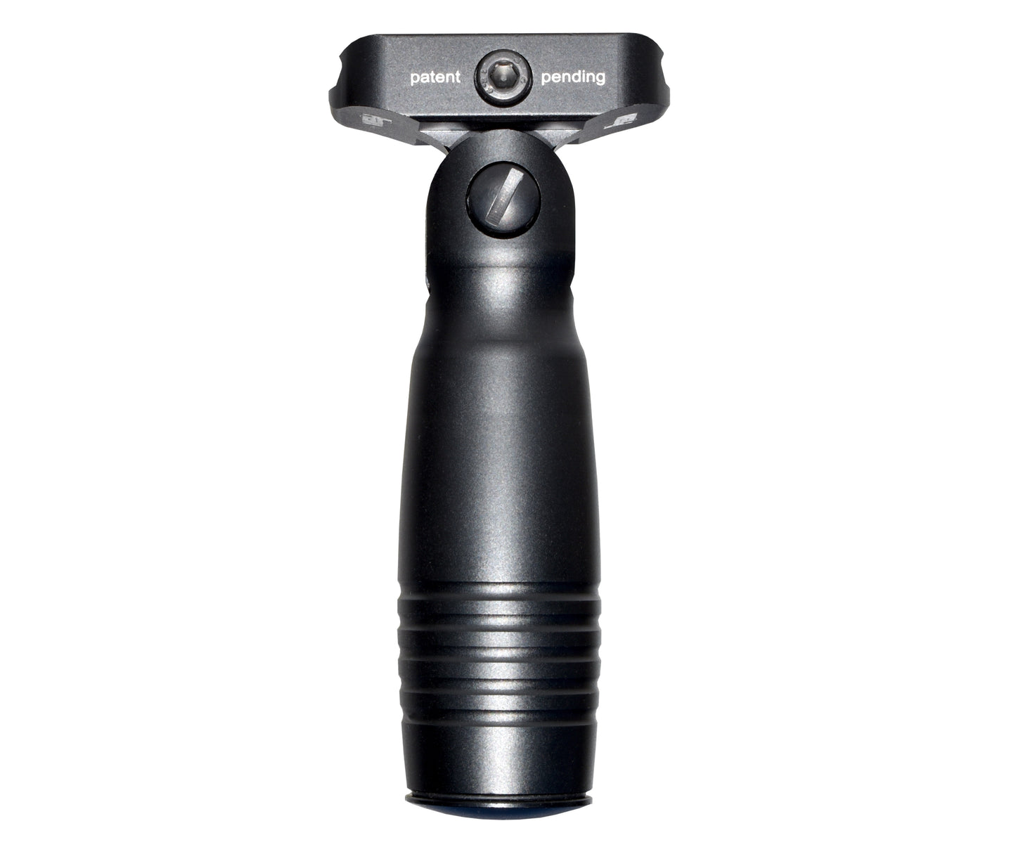 Aluminum 5 Position Folding Fore Grip, with Storage Compartment, Black.  For Picatinny Rails.