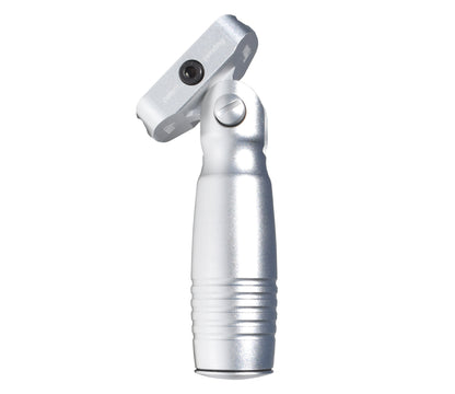 Aluminum 5 Position Folding Fore Grip, with Storage Compartment, Silver.  For Picatinny Rails