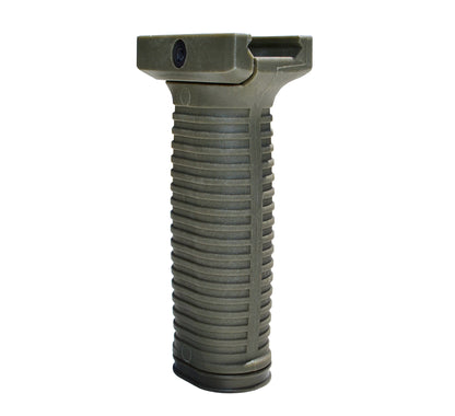 Fixed Vertical Foregrip Grip, Darg Green Polymer