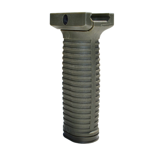 Fixed Vertical Foregrip Grip, Darg Green Polymer