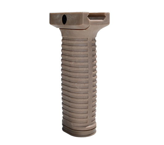 Fixed Vertical Foregrip Grip, Tan Polymer