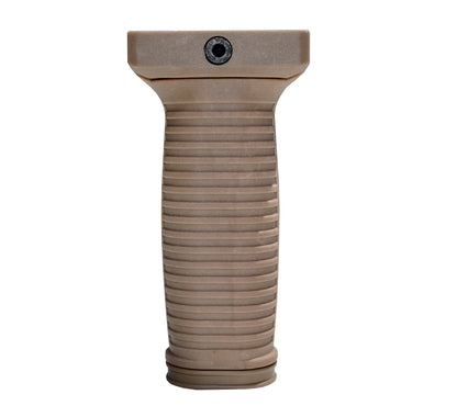 Fixed Vertical Foregrip Grip, Tan Polymer