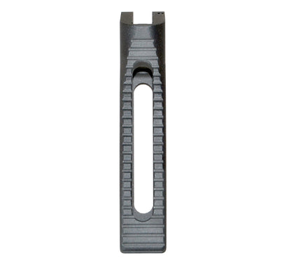 Skeletonized Rear Pistol Style Grip for AR's, Black Anodized Aluminum.