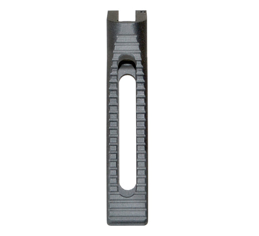 Skeletonized Rear Pistol Style Grip for AR's, Black Anodized Aluminum.