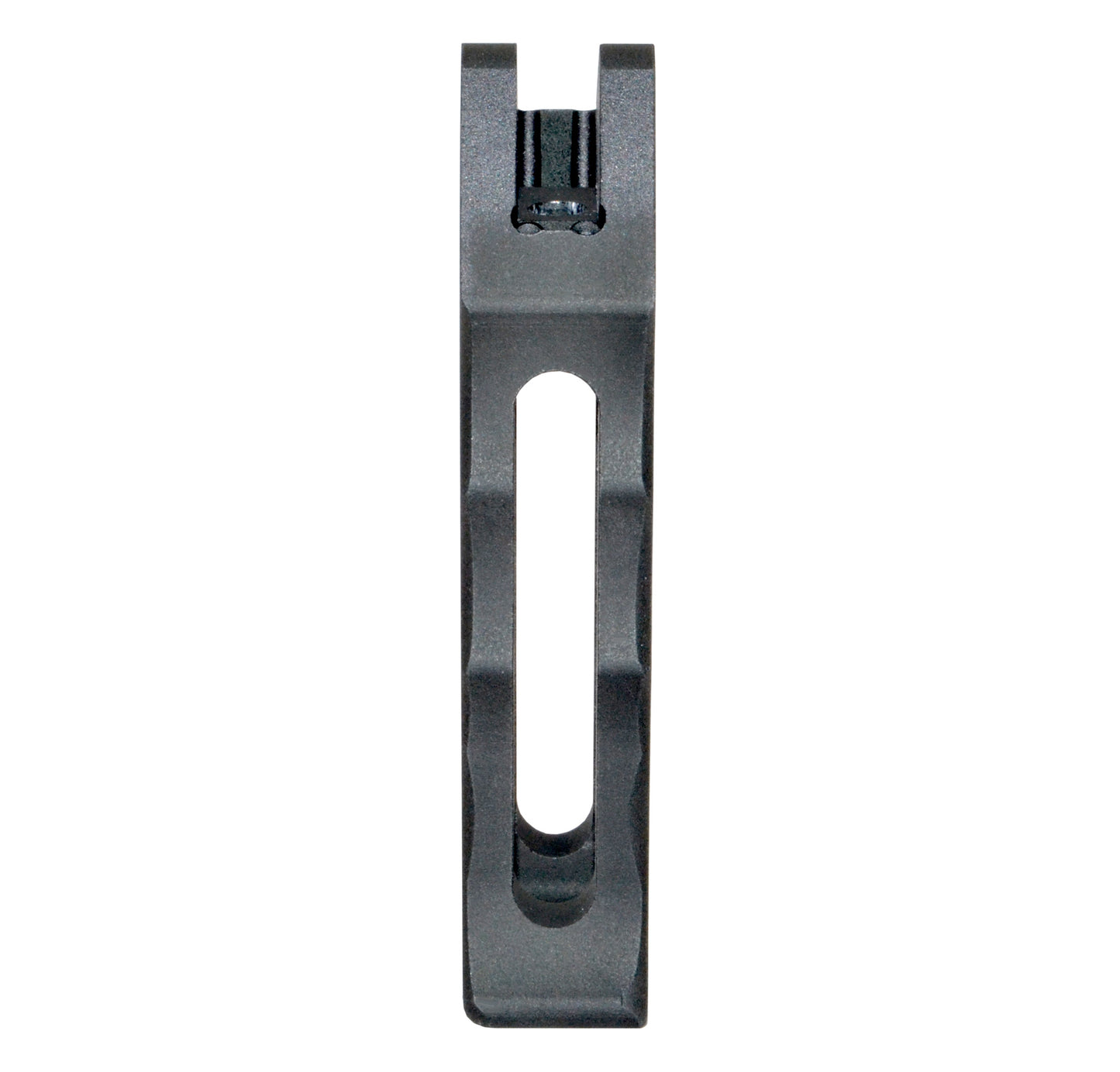 Skeletonized Rear Pistol Style Grip for AR's, Black Anodized Aluminum.