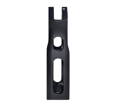 Skeletonized Ergonomic Rear Pistol Style Grip from Presma Inc, Black Anodized Aluminum