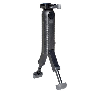Kexuan 5 Position Foldable Fore Grip with Bipod. Extendable Legs for Picatinny Rail Mounting