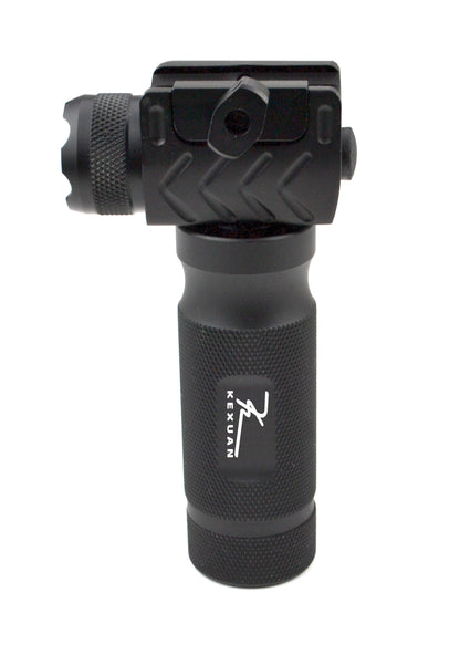 Kexuan Aluminum Fixed Vertical Foregrip Grip with Flashlight