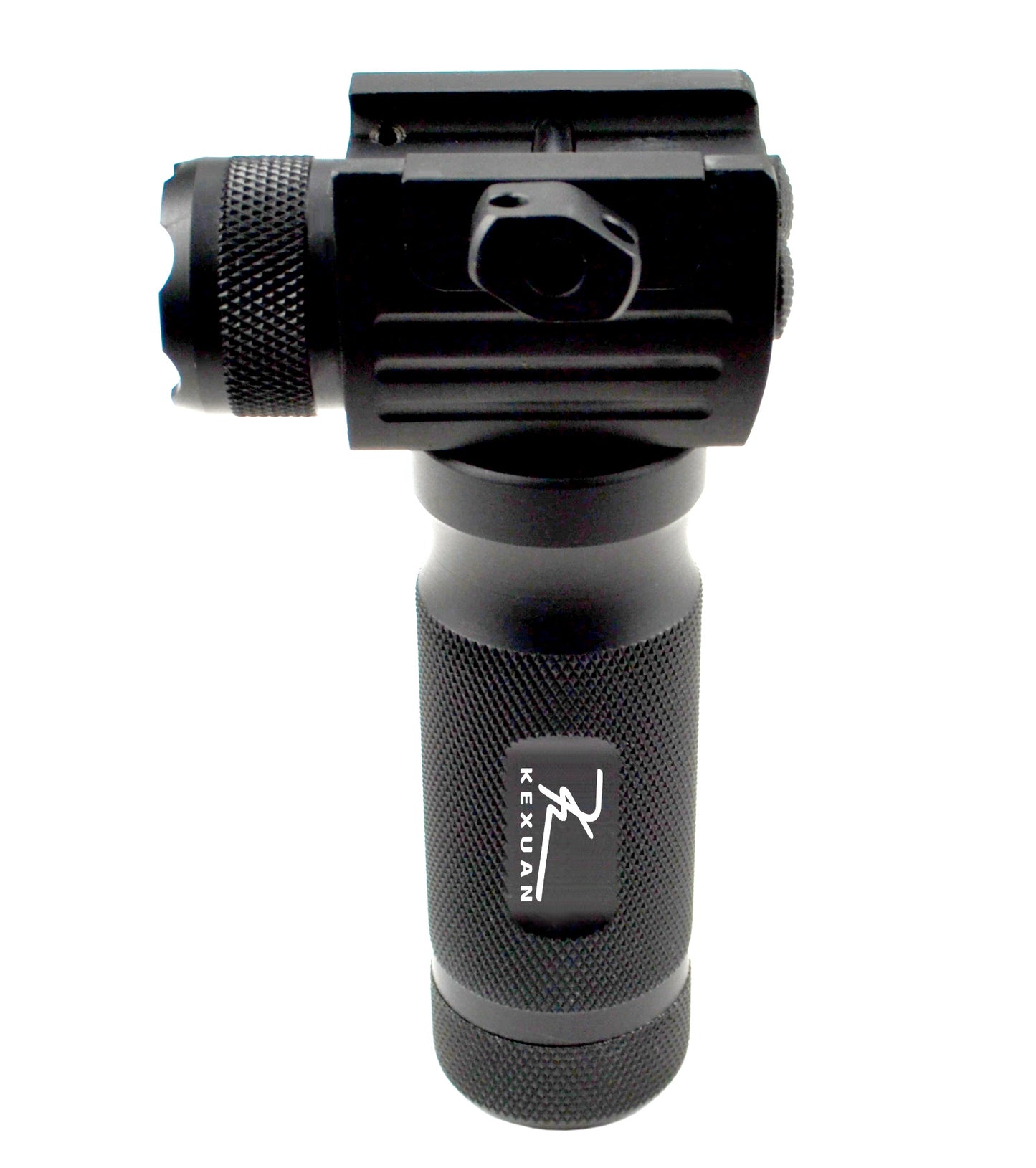 Kexuan Aluminum Fixed Vertical Foregrip Grip with Flashlight and Green Laser Sight