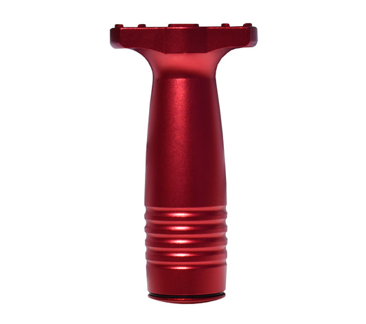 Tactical Aluminum Foregrip Grip with Storage, fits M-LOK slots. Red