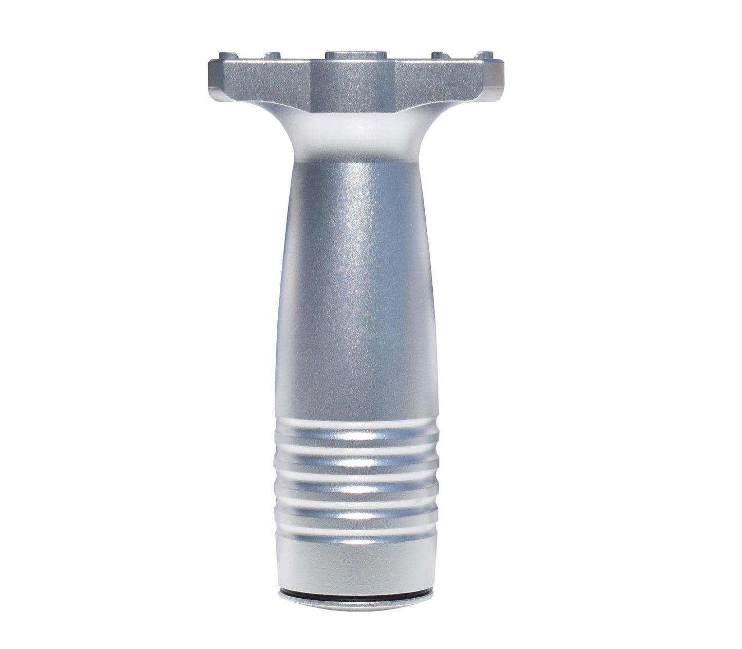 Tactical Aluminum Foregrip Grip with Storage, fits M-LOK slots. Silver