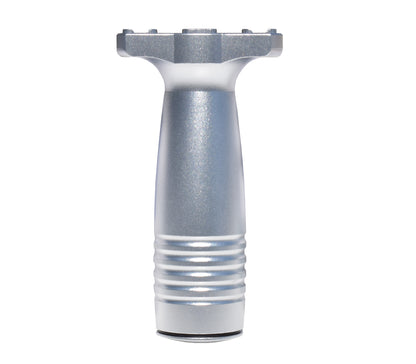 Tactical Aluminum Foregrip Grip with Storage, fits M-LOK slots. Silver