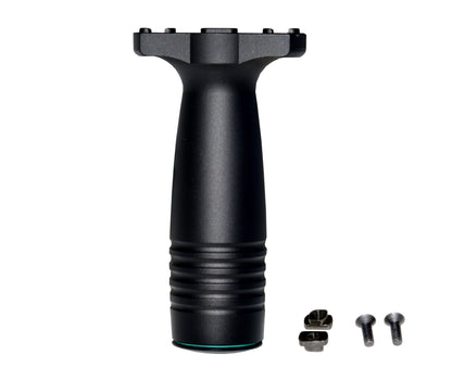 Tactical Aluminum Foregrip Grip with Storage, fits M-LOK slots.