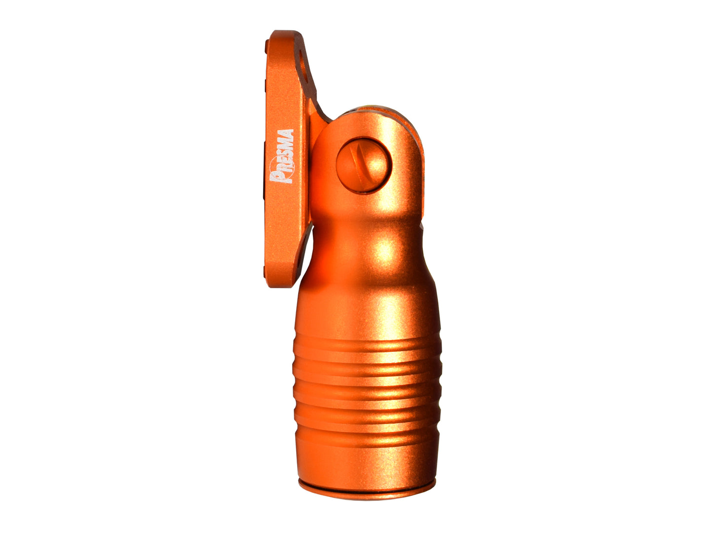 Aluminum 5 Position Shorty Folding Fore Grip, with Storage Compartment, Orange.  For M-LOK Rails