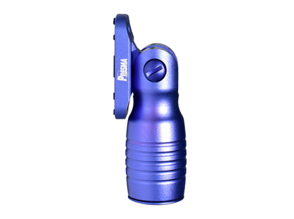 Aluminum 5 Position Shorty Folding Fore Grip, with Storage Compartment, Purple.  For M-LOK Rails
