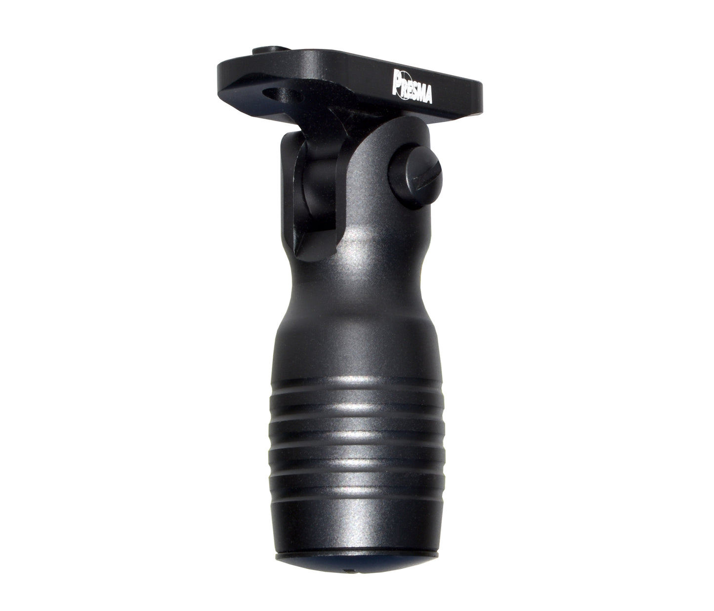 Aluminum 5 Position Shorty Folding Fore Grip, with Storage Compartment, Black.  For M-LOK Rails