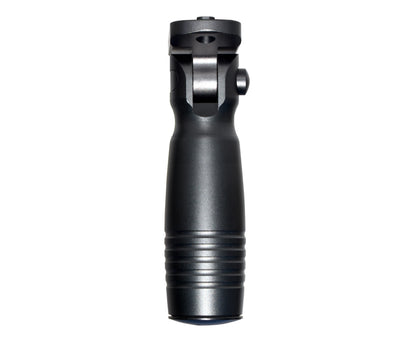 Aluminum 5 Position Folding Fore Grip, with Storage Compartment, Black.  For M-LOK Rails