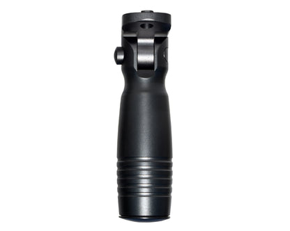 Aluminum 5 Position Folding Fore Grip, with Storage Compartment, Black.  For M-LOK Rails