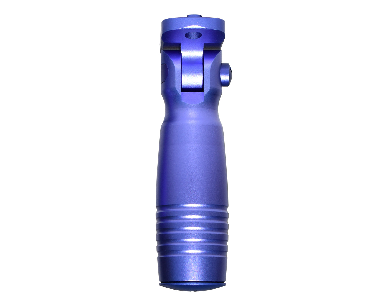Aluminum 5 Position Folding Fore Grip, with Storage Compartment, Purple.  For M-LOK Rails