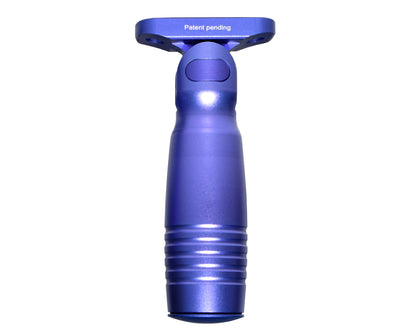 Aluminum 5 Position Folding Fore Grip, with Storage Compartment, Purple.  For M-LOK Rails