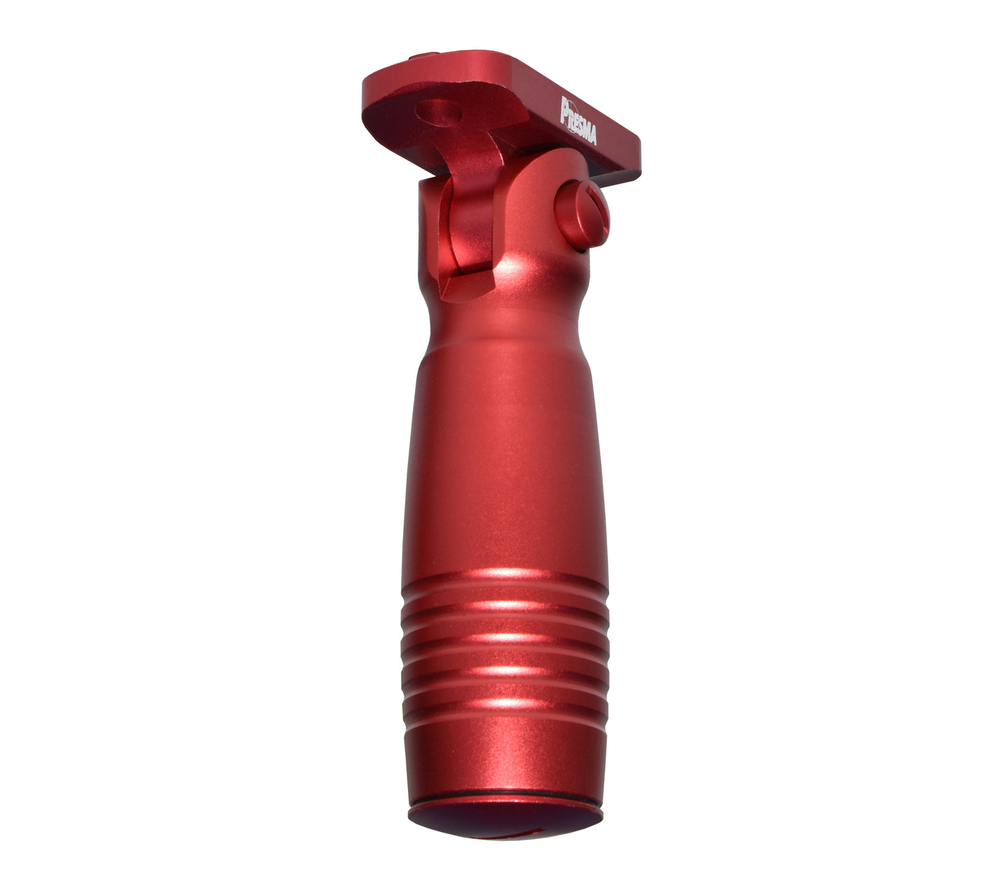 Aluminum 5 Position Folding Fore Grip, with Storage Compartment, Red.  For M-LOK Rails