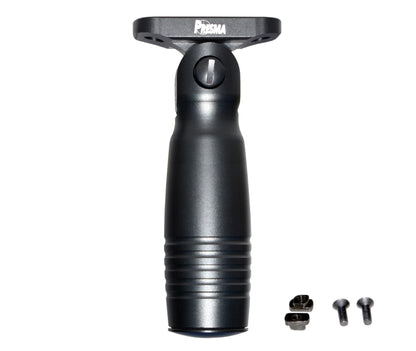 Aluminum 5 Position Folding Fore Grip, with Storage Compartment, Black.  For M-LOK Rails