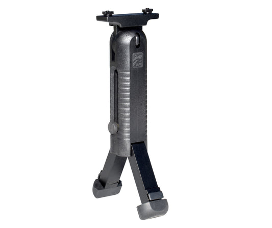 Kexuan 5 Position Foldable Fore Grip with Bipod. Extendable Legs for M-LOK Slot Mounting